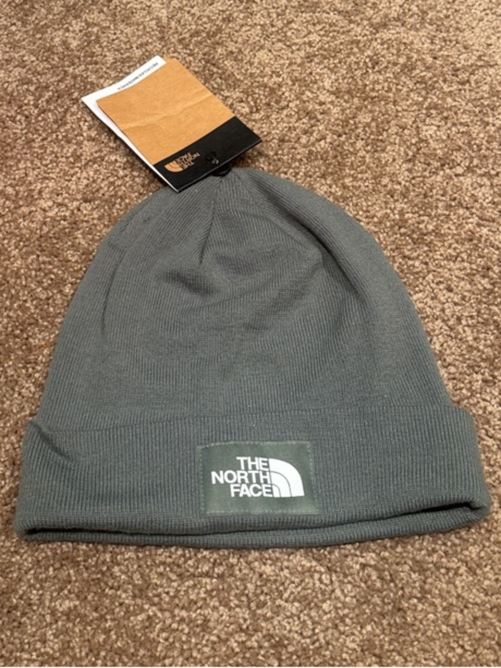 NWT The North Face Dock Worker Recycled Beanie - Laurel Wreath Green Unisex